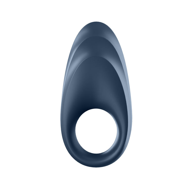 Satisfyer App Enabled Strong One Silicone Cock Ring Blue Remote Control