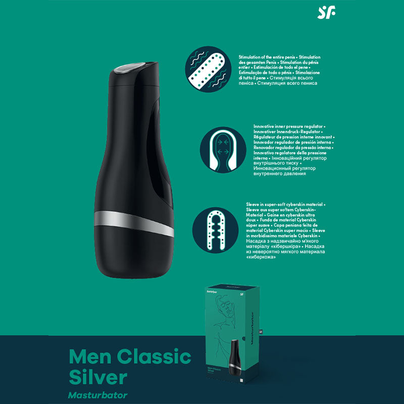 Satisfyer Men Classic – Premium Male Masturbator Default Title > Sex Toys For Men > Masturbators > Vibrating