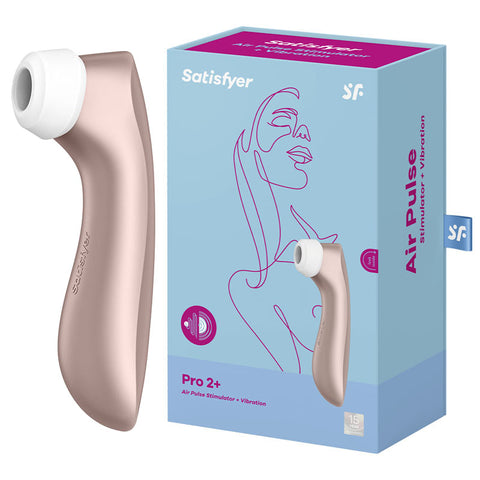 Satisfyer Pro 2+ Clitoral Stimulator 164mm Touch-Free Rechargeable > Sex Toys For Ladies > Air Pulsation