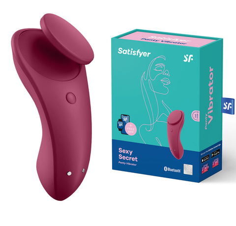 Satisfyer Sexy Secret App Controlled Panty Vibrator Red > Sex Toys For Ladies > Panty Vibes