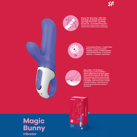 Satisfyer Magic Bunny G Spot Dual Vibrator > Sex Toys For Ladies > G-Spot Vibrators