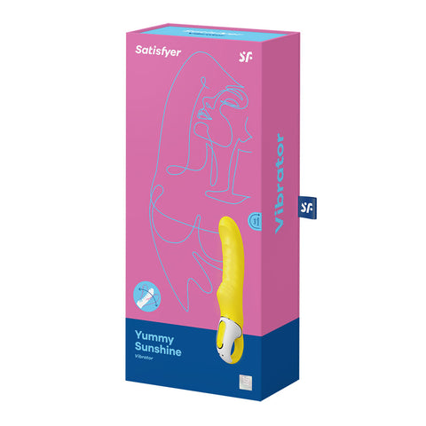 Satisfyer Yummy Sunshine G Spot Silicone Vibrator Yellow > Sex Toys For Ladies > G-Spot Vibrators