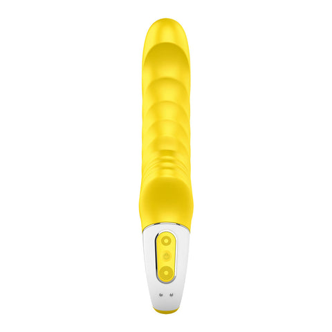 Satisfyer Yummy Sunshine G Spot Silicone Vibrator Yellow > Sex Toys For Ladies > G-Spot Vibrators