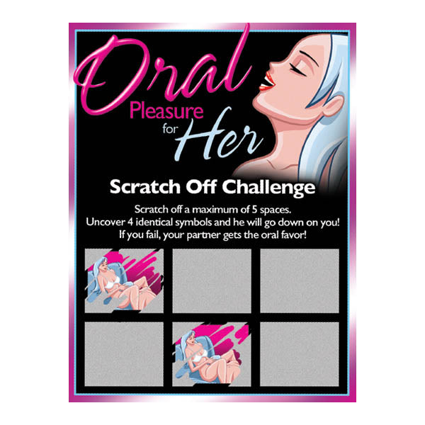 Sexy Scratcher Game for Her Oral Pleasure Adult Intimacy Toy Default Title Novelties