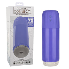 CALEXOTICS CONNECT STROKER WITH VIBRATON AND SUCTION Default Title MASTURBATORS
