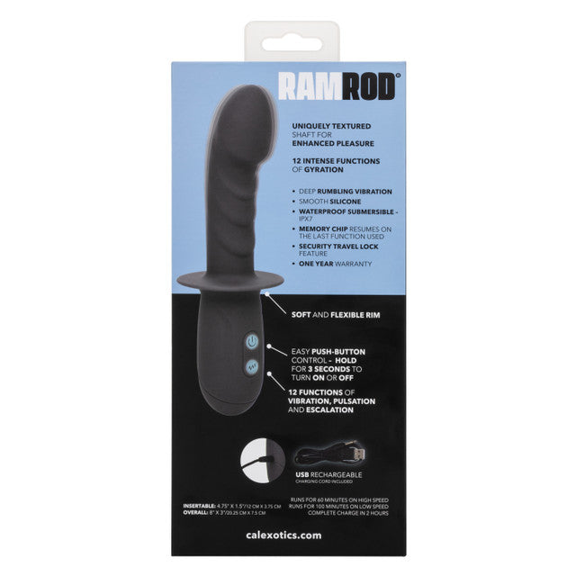 Ramrod Gyrating – 12 Function Textured Shaft Vibrator > Anal Range > Prostate Plugs