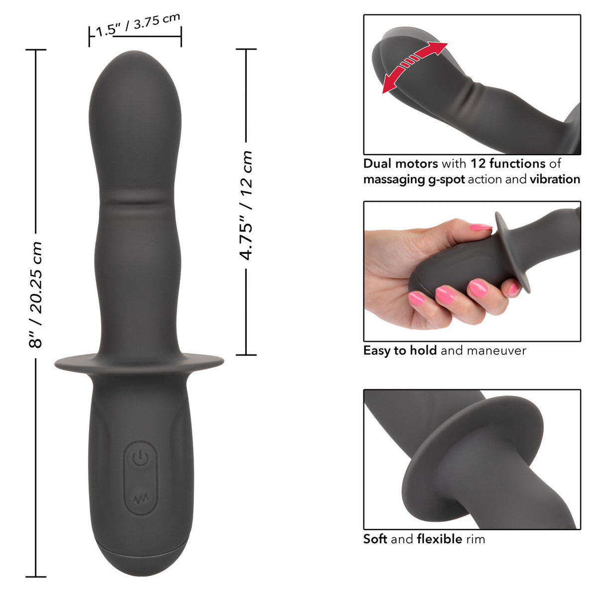 Ramrod Rocking – Dual Motor Luxury Rocking Vibrator with 12 Vibration Functions > Anal Range > Prostate Plugs