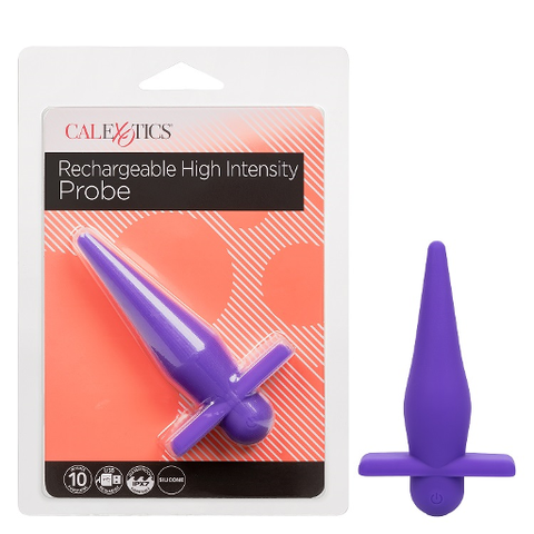 High Intensity Probe – Rechargeable Silicone Vibrator with 10 Vibration and Pulsation Functions > Anal Range > Vibrating Butt Plugs