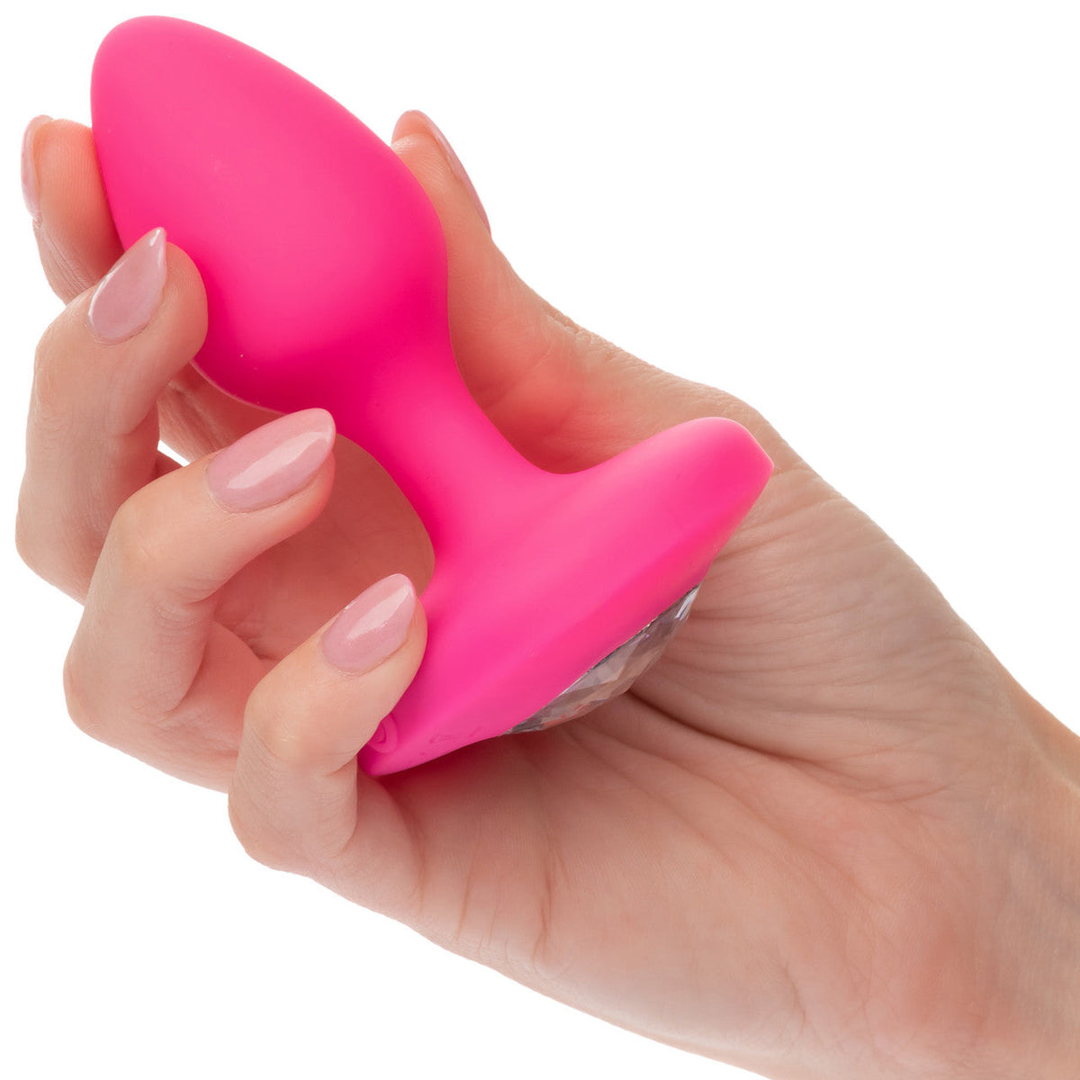 Cheeky Gems Medium Vibrating Probe - Pink