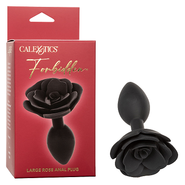 Forbidden Large Rose Anal Plug – Body-Safe Silicone Large Butt Plug Default Title > Anal Range > Butt Plugs
