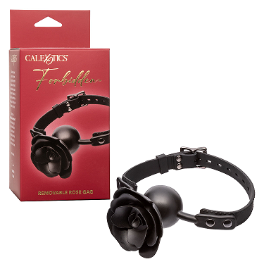 Forbidden Removable Rose Gag – Adjustable Breathable Fetish Accessory Default Title > Bondage Gear > Gags and Bits