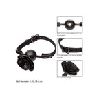 Forbidden Removable Rose Gag – Adjustable Breathable Fetish Accessory > Bondage Gear > Gags and Bits