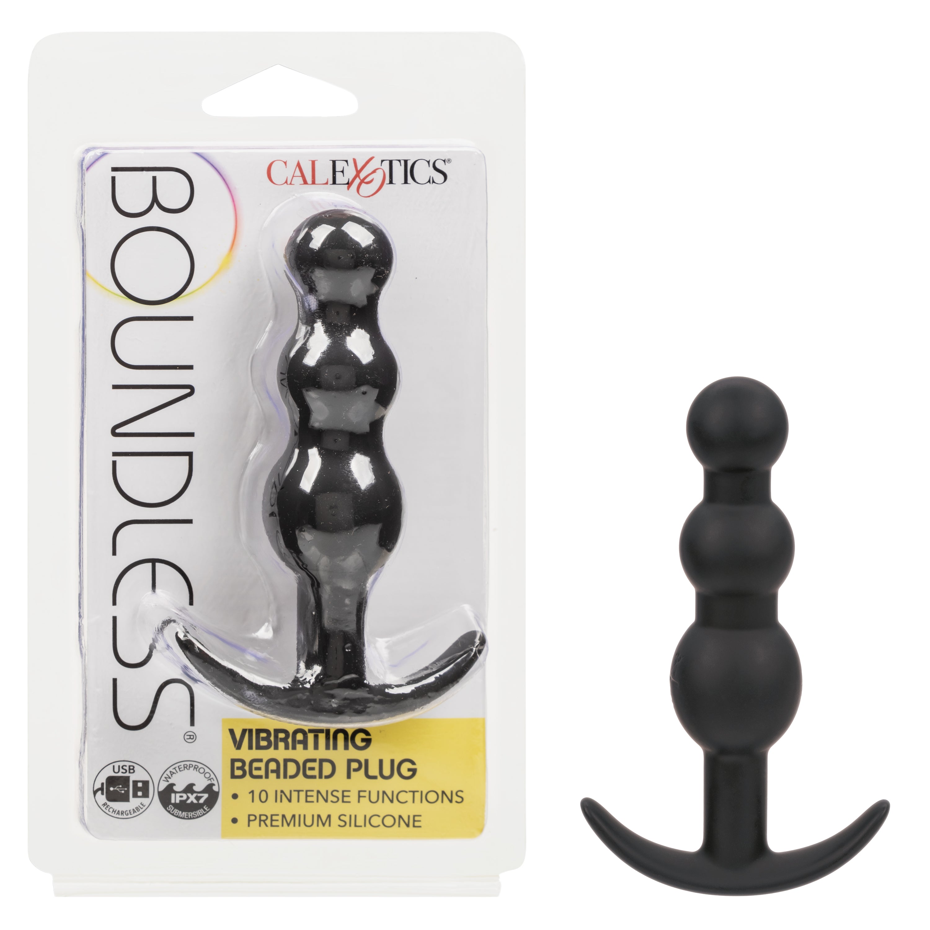 BOUNDLESS VIBrating BEADED PLUG Default Title Butt Plugs - Vibrating