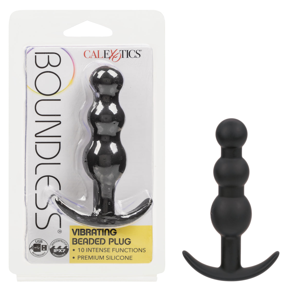 BOUNDLESS VIBrating BEADED PLUG Default Title Butt Plugs - Vibrating