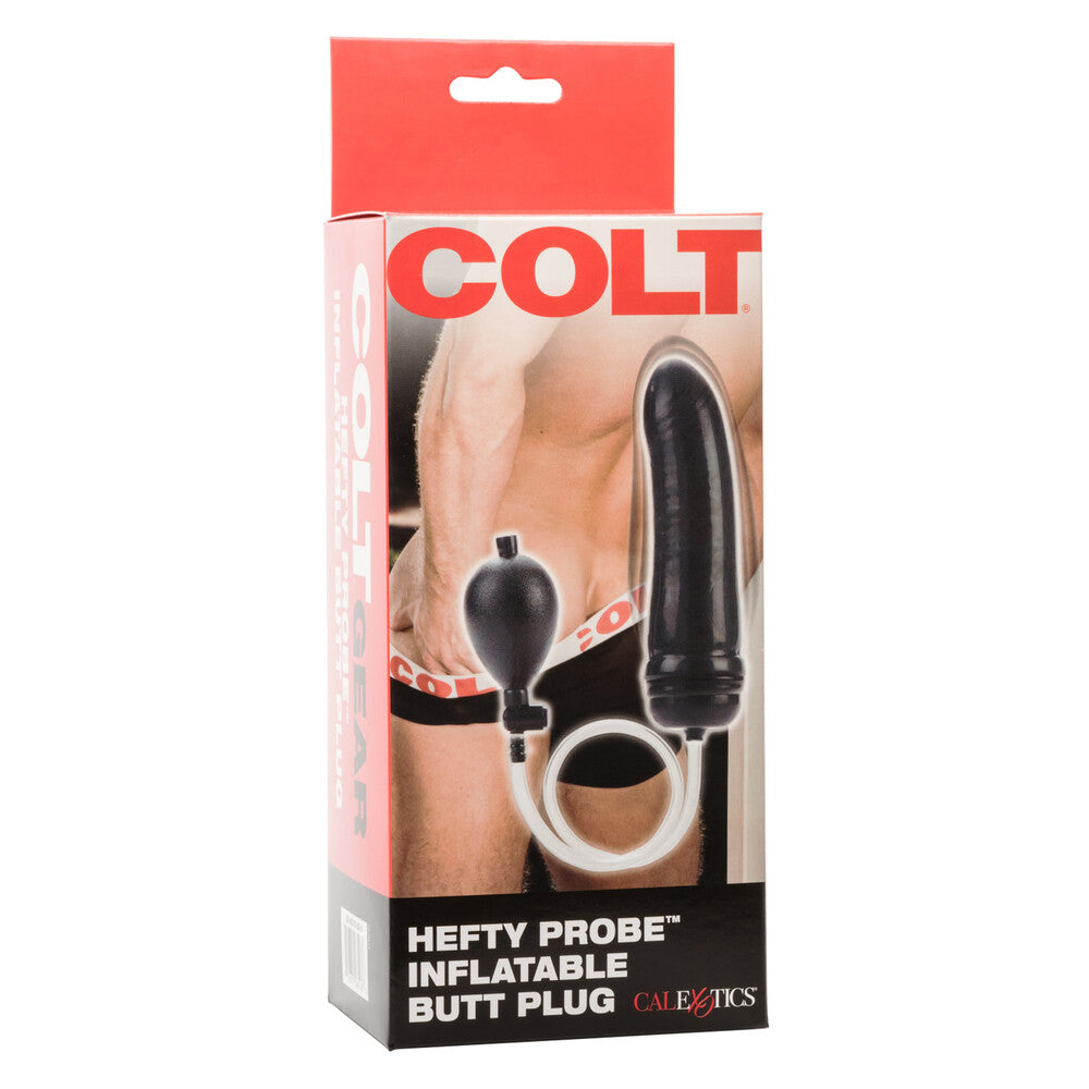 Colt Hefty Probe Inflatable Dildo Black 8 Inch – Inflatable Dildo > Anal Range > Tunnel and Stretchers