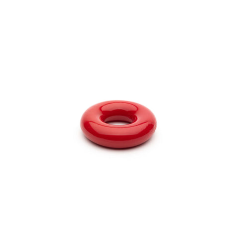 Sport Fucker Rubber Donut Cockring Set of 3 Red 5 Inch Stretch COCK RING Set