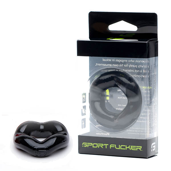 Sport Fucker Revolution Ring - Comfortable Stretch Fit Cock Ring Black > Cock Ring > Single