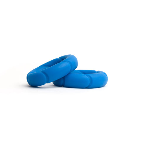Sport Fucker Ready Rings - Blue Cock and Ball Ring COCK RING Set
