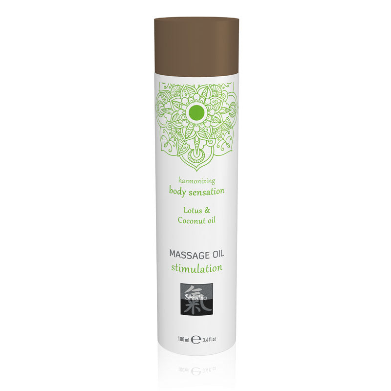 SHIATSU Massage Oil 100 ml - Stimulation Lotus & Coconut Scented Massage Oil
