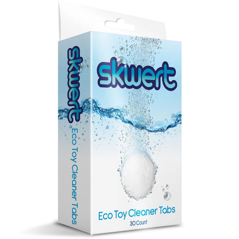 Skwert Eco Toy Cleaner Tabs - Eco-Friendly Cleaning Solution White Toy Cleaners