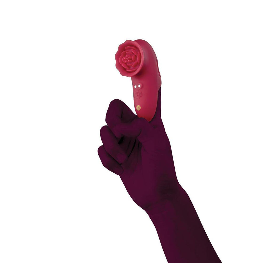 Secret Kisses Rosegasm Playful Petal – USB Rechargeable Finger Stimulator Finger Stimulator