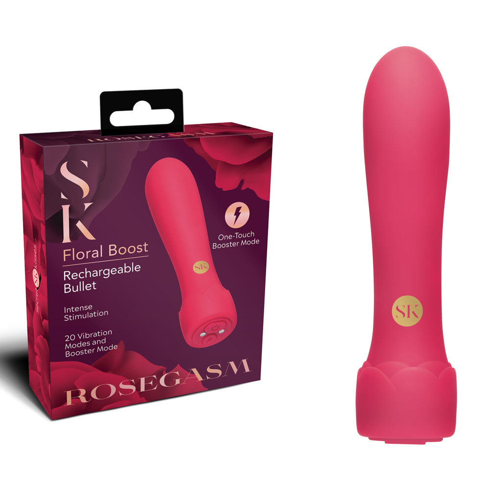 Rosegasm Floral Boost – Bullet Vibrator Default Title > Sex Toys For Ladies > Clitoral Vibrators and Stimulators Main image