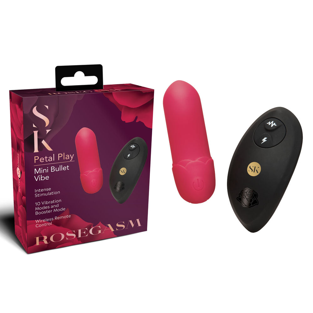 Rosegasm Petal Play Mini Bullet Vibe – Compact Bullet Vibrator Default Title > Sex Toys For Ladies > Clitoral Vibrators and Stimulators