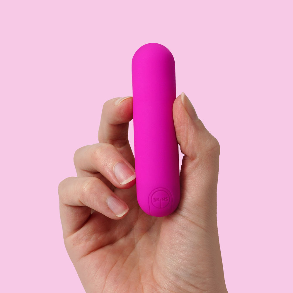 Skins Super Excite Rechargeable Bullet 7.9 cm Long Vibrator > Vibrators > Mini Vibrators