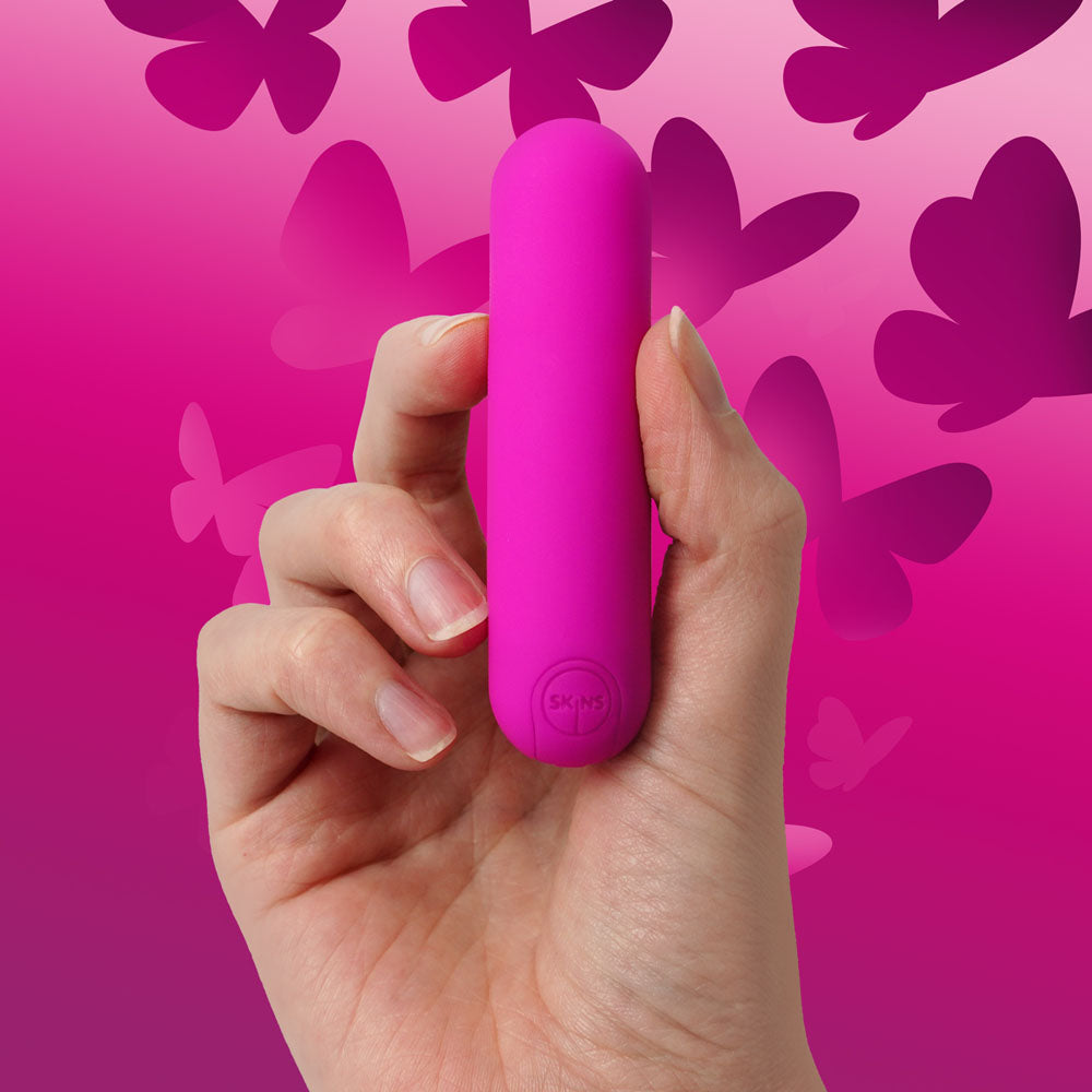 Skins Super Excite Rechargeable Bullet 7.9 cm Long Vibrator > Vibrators > Mini Vibrators