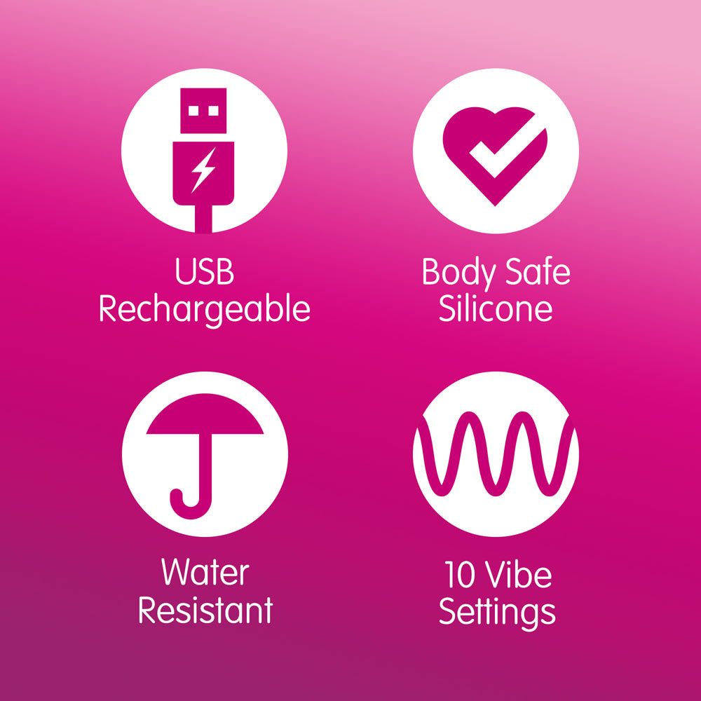 Skins Super Excite Rechargeable Bullet 7.9 cm Long Vibrator > Vibrators > Mini Vibrators