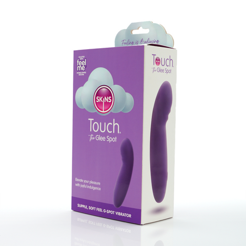 Skins Touch The Glee Spot 155mm Silicone Vibrator Purple Vibrators - G Spot
