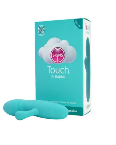 Skins Touch The Rabbit 155mm Silicone Vibrator Toy VIBRATORS-RABBIT