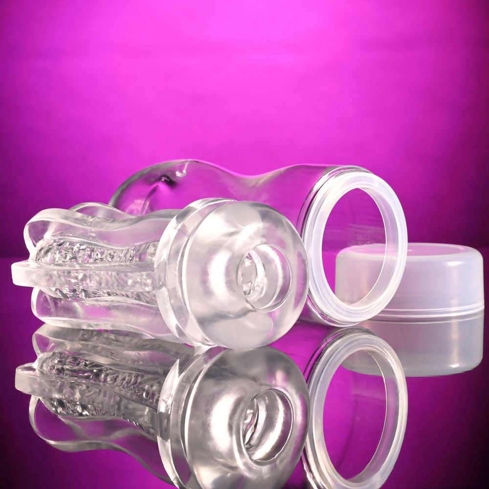 Selopa Stroke of Luck Stroker with Vibrating C-Ring for Enhanced Pleasure Strokers - Manual