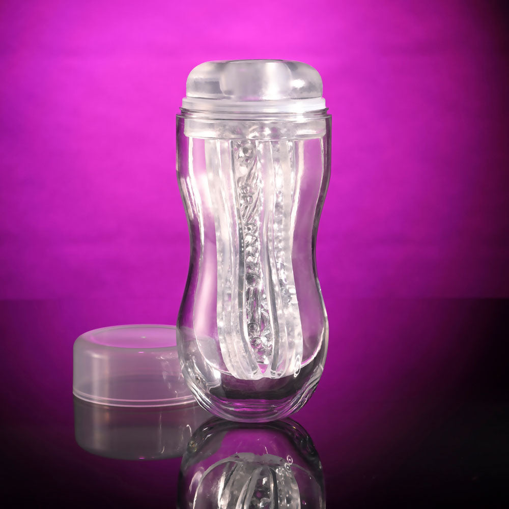 Selopa Stroke of Luck Stroker with Vibrating C-Ring for Enhanced Pleasure Strokers - Manual