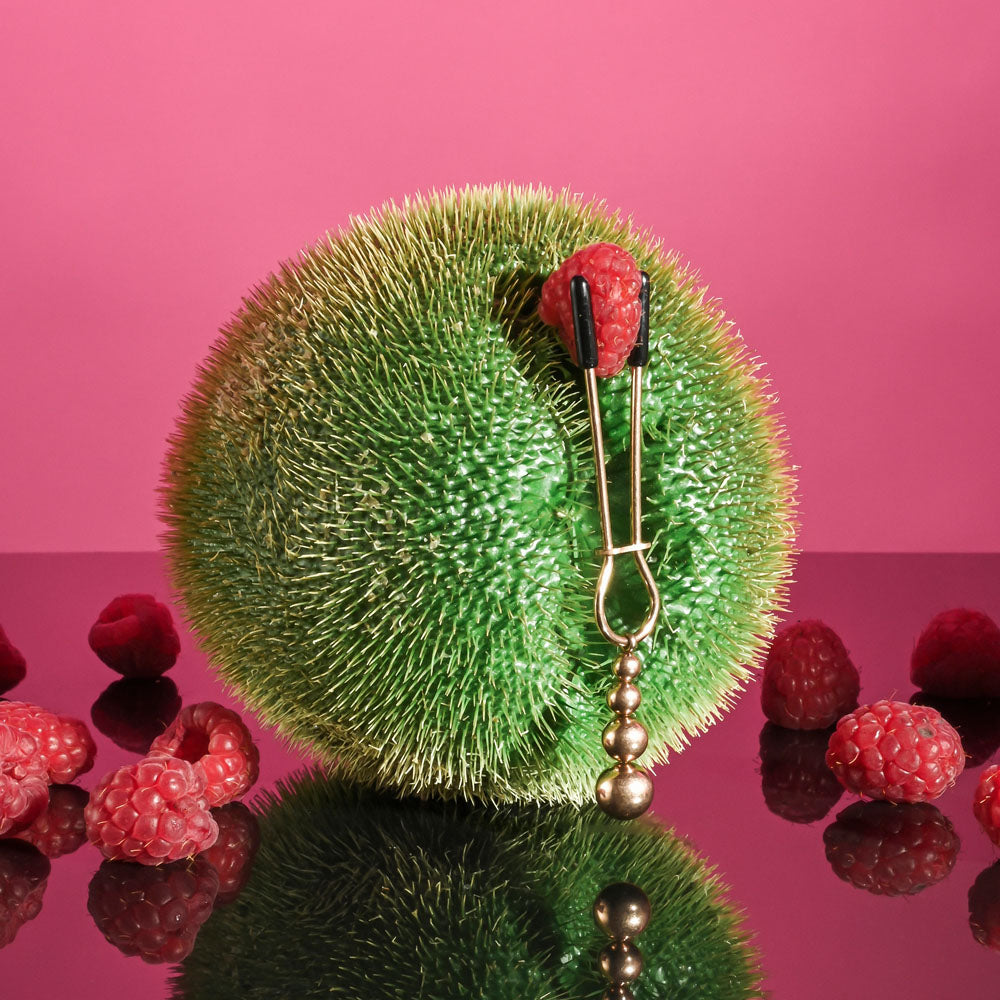 Selopa Beaded Nipple Clamps - Adjustable 5.7 Cm Size > Sex Toys > Nipple Clips
