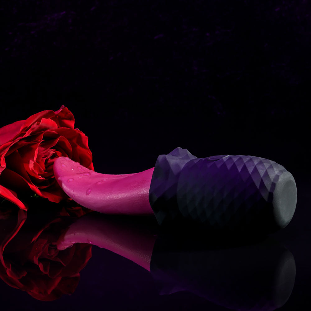 Selopa Tongue Teaser 14.8cm Black USB Rechargeable Vibrating Stimulator Vibrators