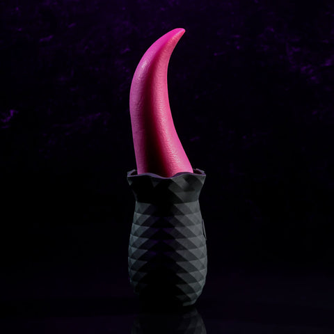 Selopa Tongue Teaser 14.8cm Black USB Rechargeable Vibrating Stimulator Vibrators