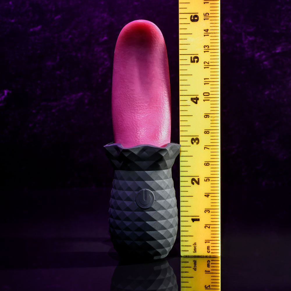 Selopa Tongue Teaser 14.8cm Black USB Rechargeable Vibrating Stimulator Vibrators