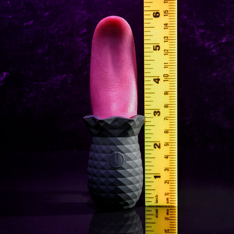 Selopa Tongue Teaser 14.8cm Black USB Rechargeable Vibrating Stimulator Vibrators