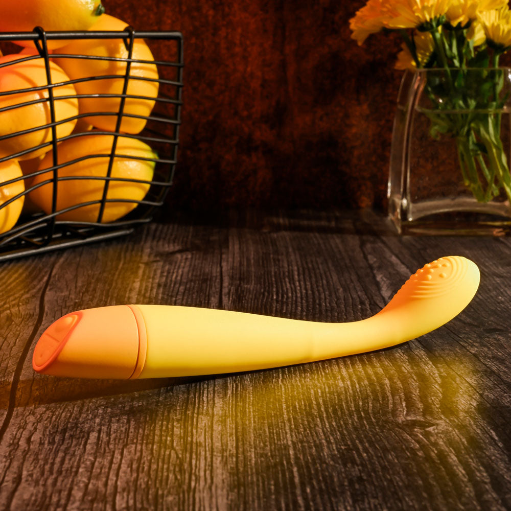 Selopa LEMON SQUEEZE Slim Vibe 18.4cm Waterproof Toy > Sex Toys For Ladies > G-Spot Vibrators