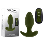 Selopa The Colonel (Waterproof) Vibrating Plug 10.1 cm – Waterproof Vibrating Plug Green > Anal Range > Vibrating Butt Plugs