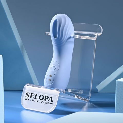 Selopa Good Point USB Rechargeable Hollow Vibrating Finger Stimulator Black STIMULATORS