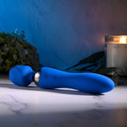 Blue Belle Double-Ended Vibrator with 7 Speeds Rechargeable > Sex Toys > Mini Massagers