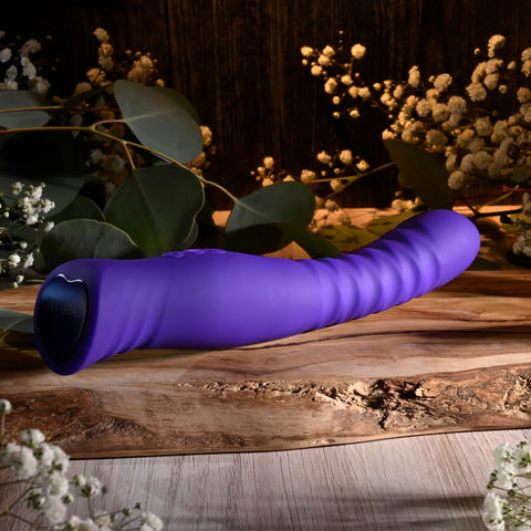 Selopa TRIXXXIE Vibrator 22.2cm Waterproof Silicone in Purple VIBRATORS