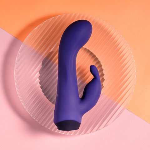 Selopa Plum Job - 13.5 cm USB Rechargeable Rabbit Vibrator VIBRATORS-RABBIT