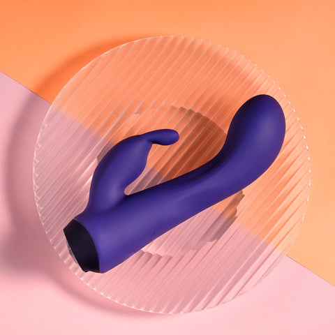 Selopa Plum Job - 13.5 cm USB Rechargeable Rabbit Vibrator VIBRATORS-RABBIT