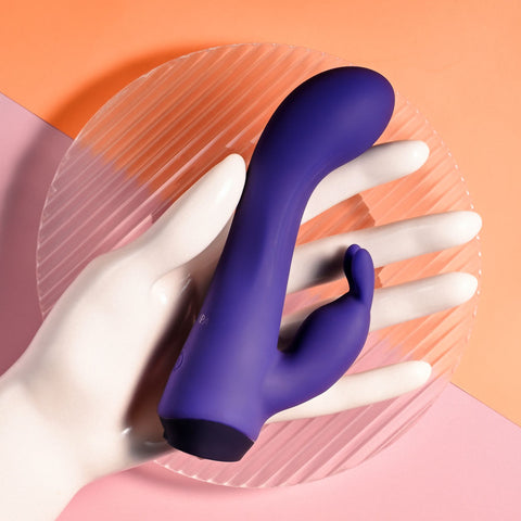Selopa Plum Job - 13.5 cm USB Rechargeable Rabbit Vibrator VIBRATORS-RABBIT