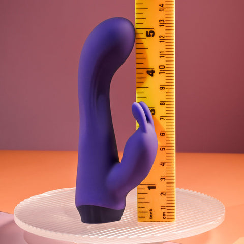 Selopa Plum Job - 13.5 cm USB Rechargeable Rabbit Vibrator VIBRATORS-RABBIT
