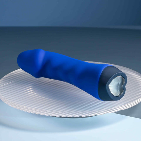 Selopa Banger - Rechargeable Vibrator 13.6cm Waterproof Blue VIBRATORS