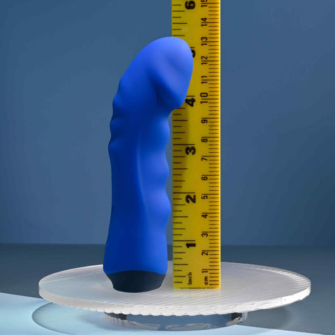 Selopa Banger - Rechargeable Vibrator 13.6cm Waterproof Blue VIBRATORS
